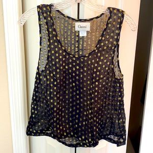 Anthropologie | Ganni polka dot blouse